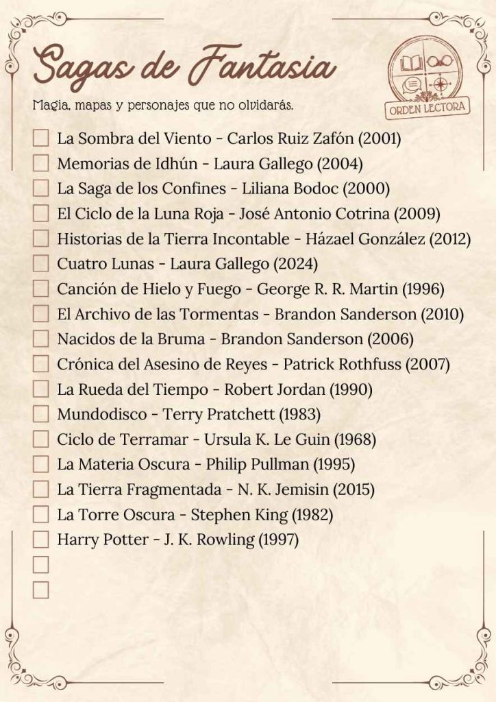 17 mejores sagas de fantasía