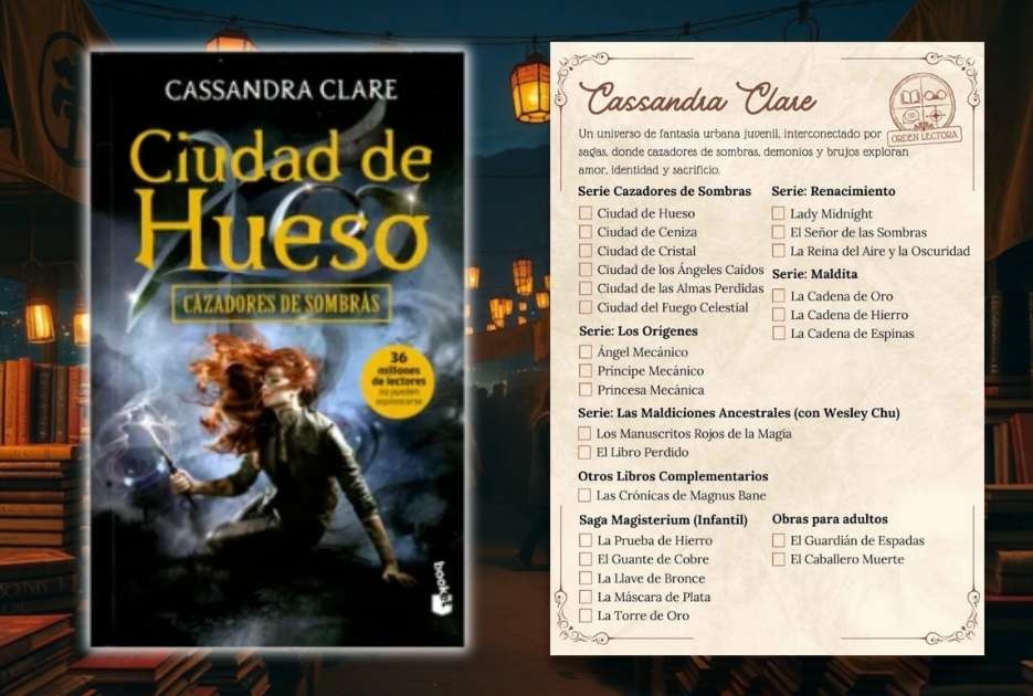 Cassandra Clare en Orden: Qué Leer Primero y Qué No Deberías Saltarte