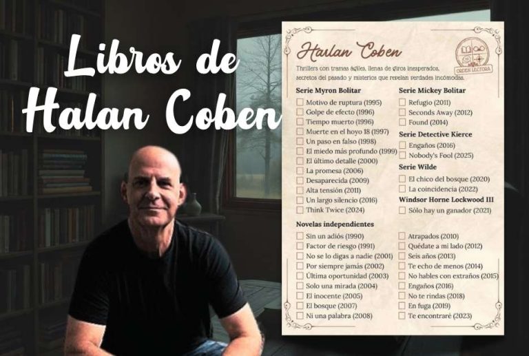 Libros de Harlan Coben en Orden: De Netflix a tu Estantería – Orden Lectora