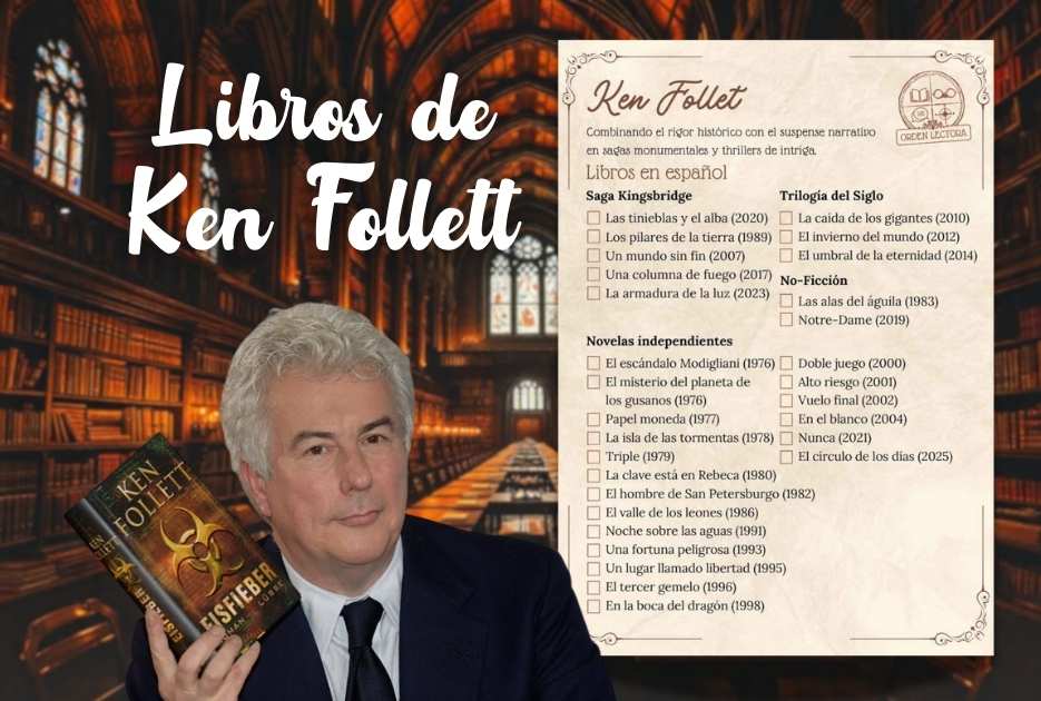 Libros de Ken Follet: Orden, Sagas y Cuáles Leer Primero