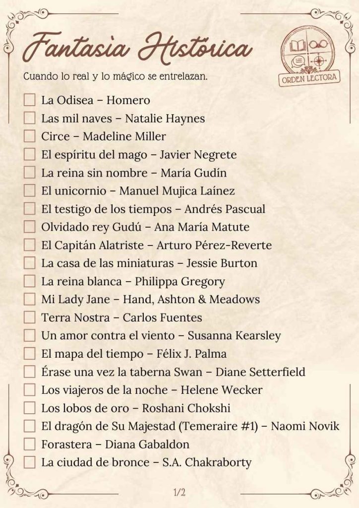 Los Mejores 41 Libros de Fantasía Histórica