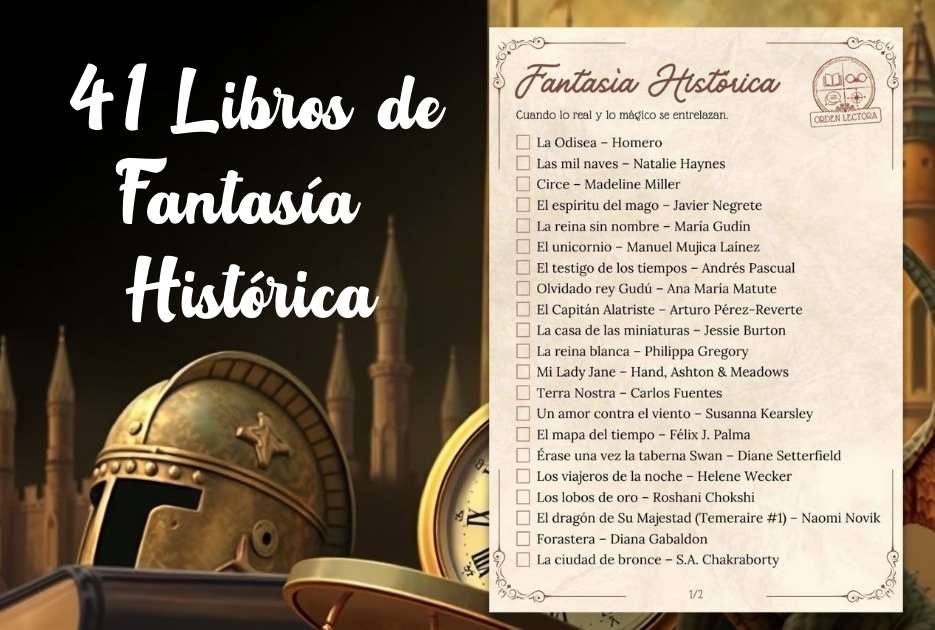 41 Libros de Fantasía Histórica para Viajar en el Tiempo Sin Aburrirte
