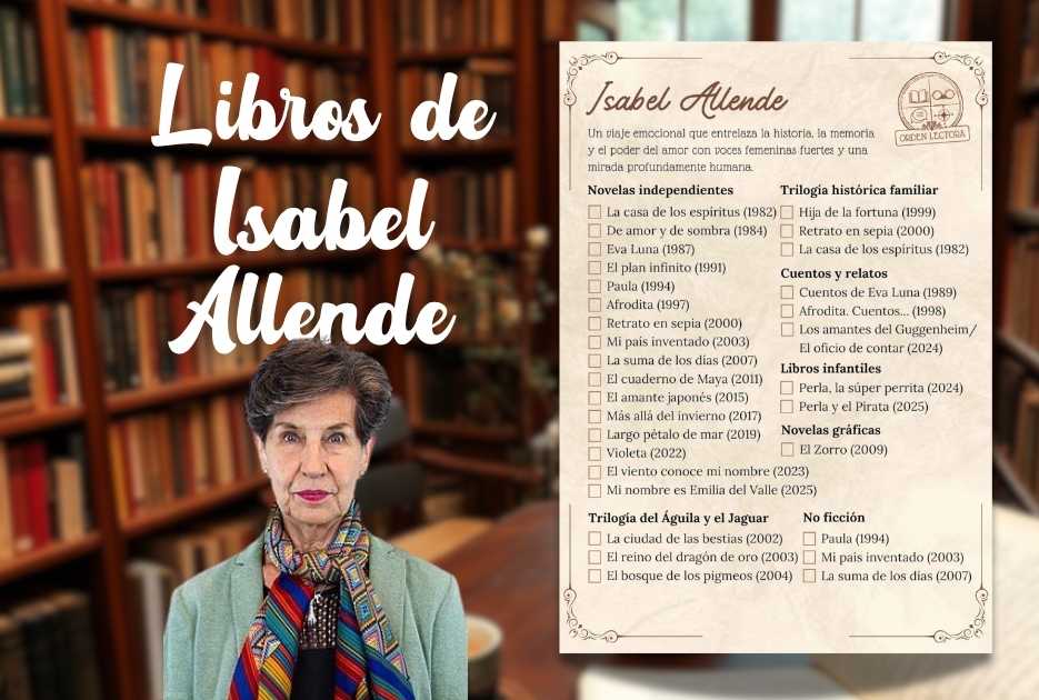 Libros de Isabel Allende en Orden Cronológico y Recomendados