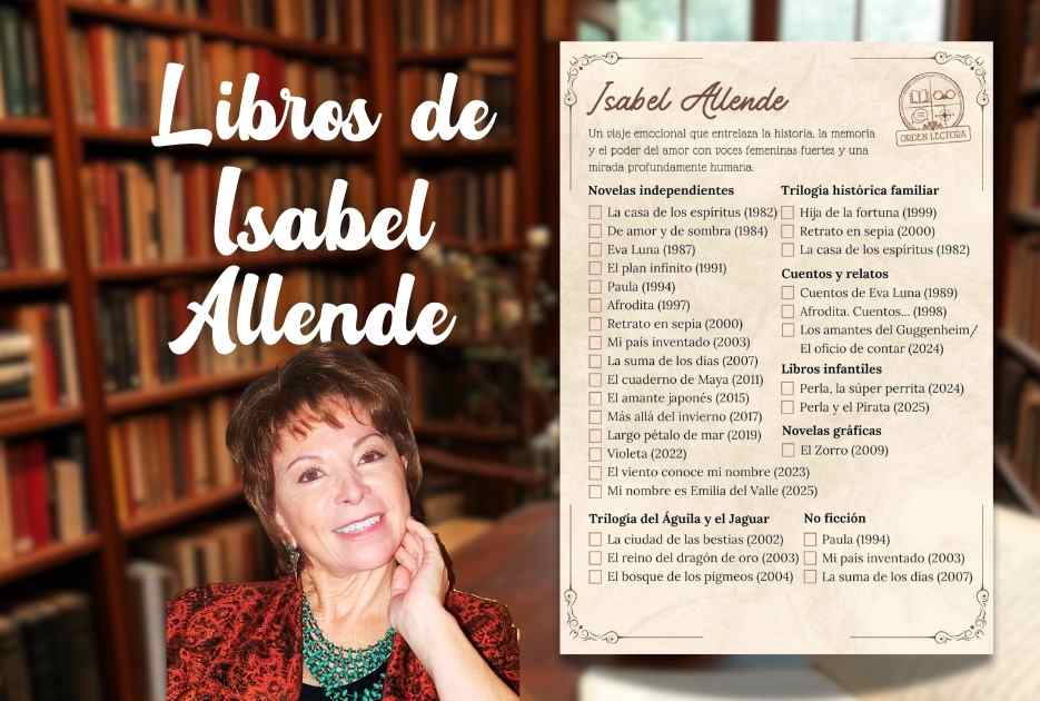 Libros de Isabel Allende en Orden Cronológico y Recomendados