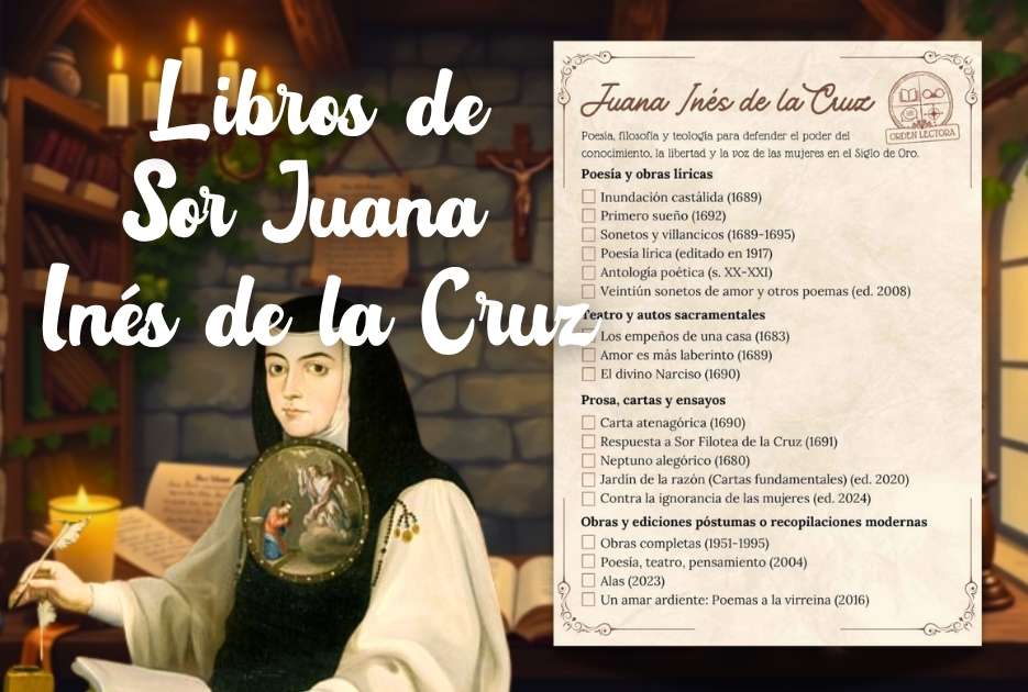 Sor Juana Inés de la Cruz: Lista Completa de Todos sus Libros