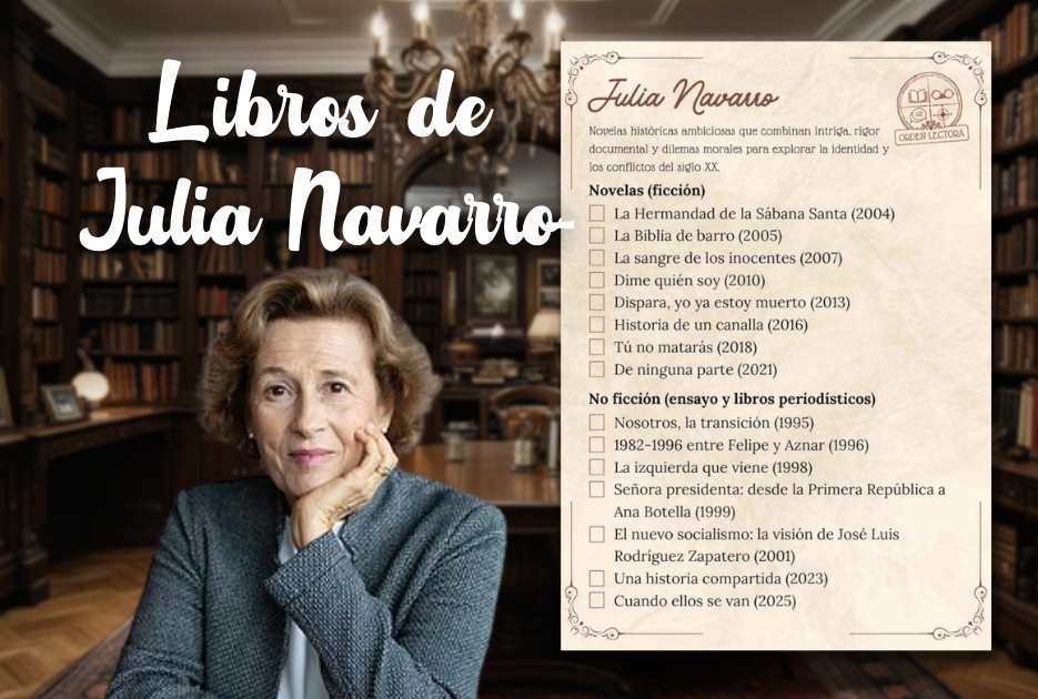 Libros de Julia Navarro: Orden de Lectura Recomendado