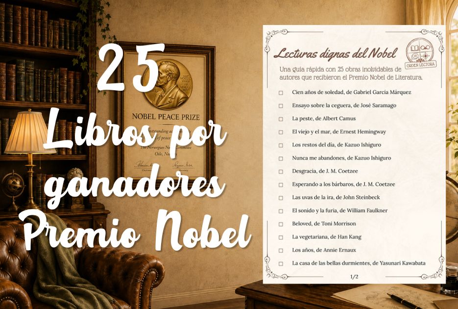 25 libros ganadores del premio Nobel que merecen un lugar permanente en su estante
