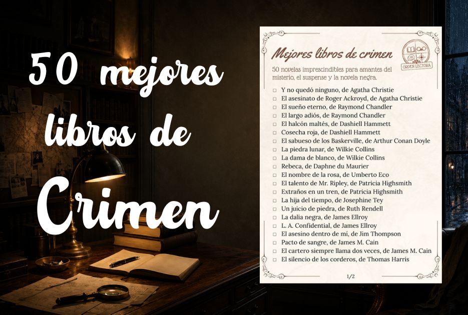 Los 50 libros de crimen que todo amante del misterio debería leer al menos una vez