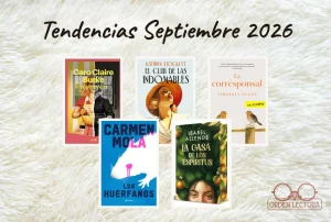 Tendencias de lectura de septiembre de 2026 con cinco portadas destacadas