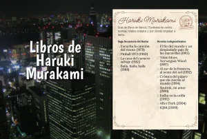 Libros de Haruki Murakami en orden